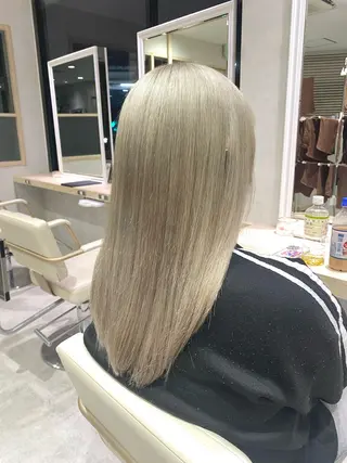 セミロング 低ダメージ施術/ 🐮牛木 史裕🐮のヘアスタイル