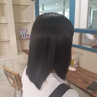 セミロング きっか カラーモデル募集中のヘアスタイル