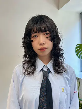 ミディアム Maruquee de mashu所属・みうら ありさのヘアスタイル