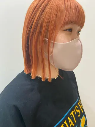 ショート カラー ヘアアレンジ 田中 あやなのヘアスタイル