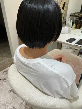 ショート Chiho / 梅田 / ボブ/ パーマのヘアスタイル