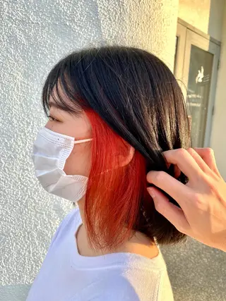 ミディアム 北川 飛瑶のヘアスタイル