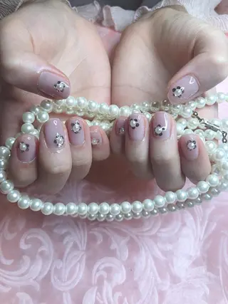 ミディアム ネイル 長さ出し専門 nynaのネイルデザイン