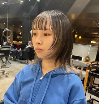 ミディアム カラー HAIR MAKE  miel所属・🫧透明感カラー🫧 SHINSEIのヘアスタイル
