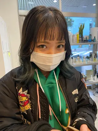 セミロング ボブ/透明感カラー 🧸YUI❤️のヘアスタイル