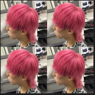 ショート カラー パーマ ヘアアレンジ メンズ 🔥メンズ特化渡辺 🔥ブリーチカラーのヘアスタイル