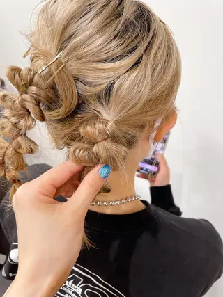 セミロング カラー ヘアアレンジ Stir maison[ステアメゾン]所属・layer cut /MIKUのヘアスタイル