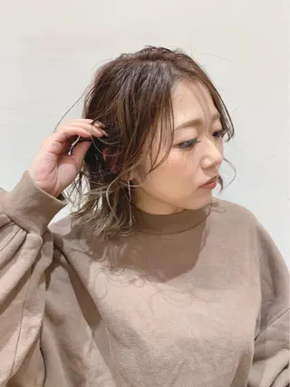 ミディアム diarスタイリスト 山田のヘアスタイル