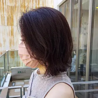カラー ショート あかね☆ヘアアレンジ /ボブ/縮毛矯正のヘアスタイル