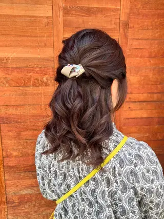 セミロング ヘアアレンジ Noel .⋆𝜗𝜚のヘアスタイル