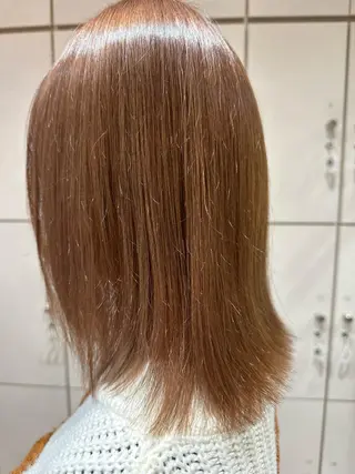 ミディアム 美髪矯正/渡辺 りんのヘアスタイル
