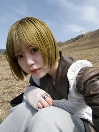 ショート カラー じゅわっと暖色カラー 🍊Moemiのヘアスタイル