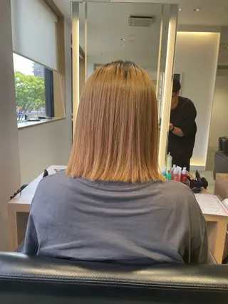 セミロング 長町/酸性ストレート /曲がる縮毛矯正のヘアスタイル