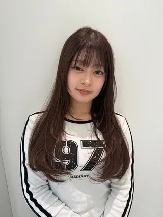 ロング 柳澤 和也のヘアスタイル