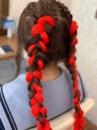 セミロング ヘアアレンジ LOPEZ LAB所属・🦁LOPEZLAB /RUNA🌙のヘアスタイル