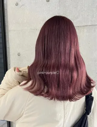 セミロング 🩰暖色/おベージュ /ayano🥣🫧のヘアスタイル