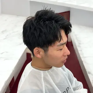 メンズ 縮毛矯正/メンズ パーマ/岩名新大のヘアスタイル