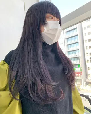 ロング カラー minami🪷 暖色カラーのヘアスタイル