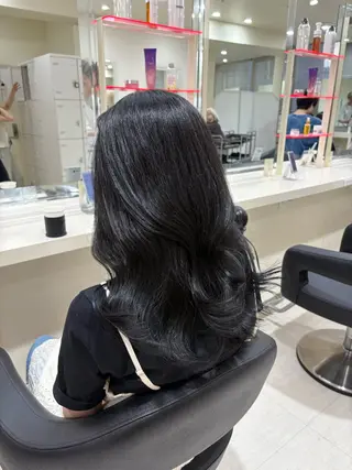 セミロング カラー ヘアアレンジ 💟RINNA 艶カラー💟のヘアスタイル