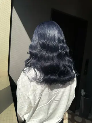 ミディアム カラー ケアブリーチ/エフェ クトブリーチ/天神のヘアスタイル