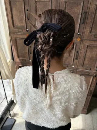 セミロング 沖縄/ヘアアレンジ /ナカノのヘアスタイル