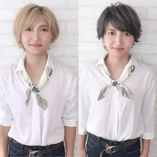 ショート アビリタ 警固のヘアスタイル