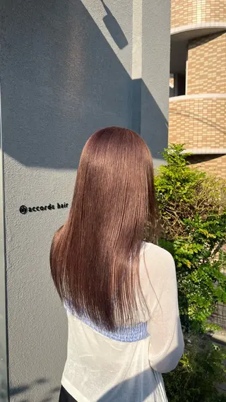 カラー 坂下 かのんのヘアスタイル