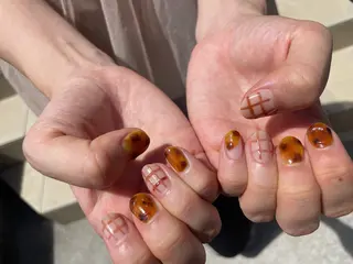 ショート Kuroki Yurikaのネイルデザイン