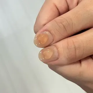 ネイル Ray. ちゅるん系ニュアンスのネイルデザイン