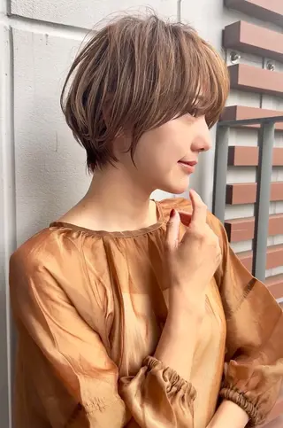 ショート カラー 美髪矯正🫧/ 吉田こうすけのヘアスタイル