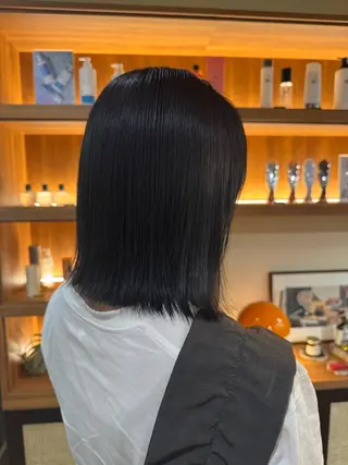 ミディアム カラー ROSTAR セイゴのヘアスタイル