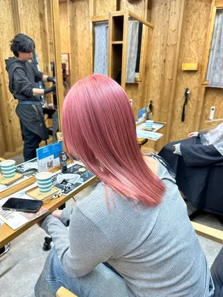 ミディアム 🧸ミルクティー /ブリーチ🫧あずみのヘアスタイル