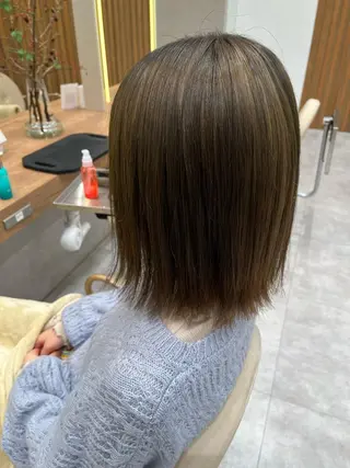 ミディアム 木野田 萌のヘアスタイル