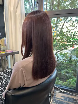セミロング カラー RINKA 岡崎美容室のヘアスタイル
