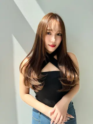 ロング カラー 韓国ヘア/髪質改善 TAKAHIROのヘアスタイル