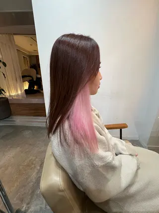 カラー tricot AVEDAららテラス北綾瀬所属・🌏tricot AVEDA 上地のヘアスタイル