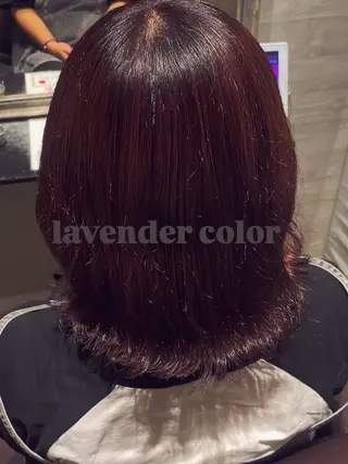 ミディアム カラー ヘアアレンジ 🫧透明感&暖色系 color/沙綾🧸のヘアスタイル