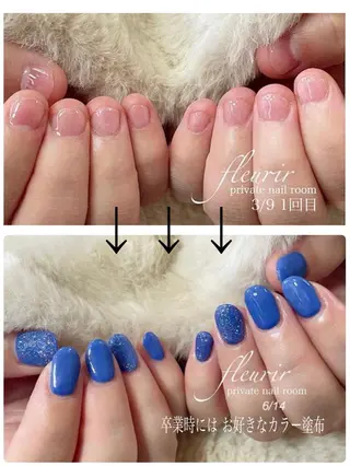 ネイル フルリール 【プライベートサロンのネイルデザイン