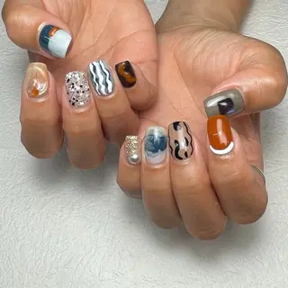 ネイル 🐈‍⬛ Minamiのネイルデザイン