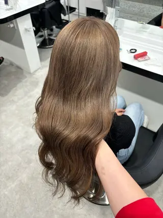 ロング カラー 中韓レイヤー/ ブラウン🤎はやとのヘアスタイル