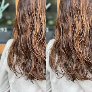 ロング パーマ Snaly カラー特化ページのヘアスタイル