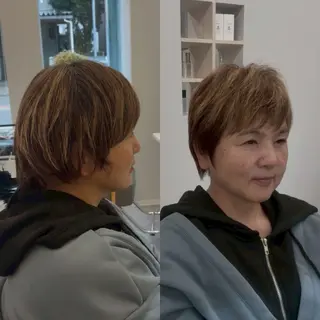 ショート SOLÉ.（ソレ)所属・白崎 龍神のヘアスタイル