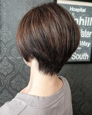 ショート カラー 保住 恭平のヘアスタイル