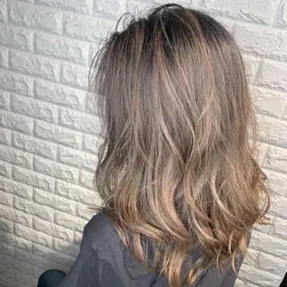 ミディアム カラー 髪質改善ストレート/レイヤーカット/Lee  Horie所属・髪質改善&縮毛矯正 池本　有宏のヘアスタイル