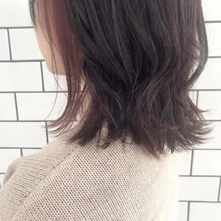 ミディアム カラー お洒落パーマ/ 艶カラー/michiのヘアスタイル