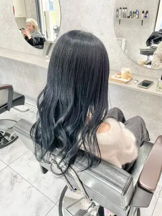 セミロング 🦋ハイトーン🦋 石山 希理🦋のヘアスタイル