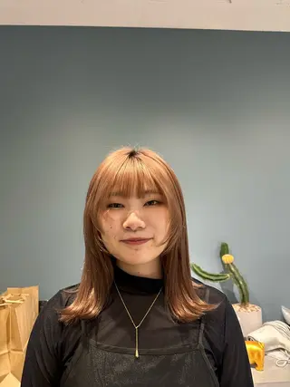 ミディアム ノンダメージ 🥑mikubanのヘアスタイル