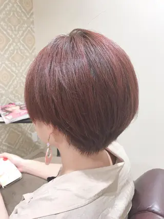 ショート カラー アザマ　ヤスカツ _rosso 川口のヘアスタイル