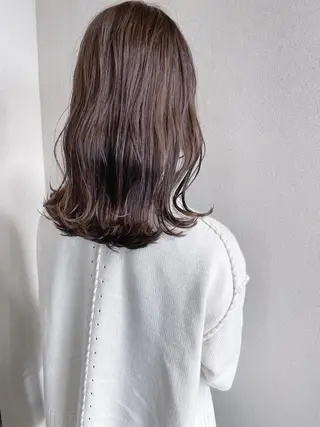 ミディアム ケアブリーチ /髪質 改善/古橋圭史郎のヘアスタイル