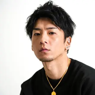 ショート カラー パーマ メンズ シースルーマッシュ/ メンズ/KYOHEIのヘアスタイル